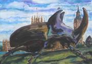 Big Ben, akvarel na pap��e, 21,5 x 29,5 cm, 2009