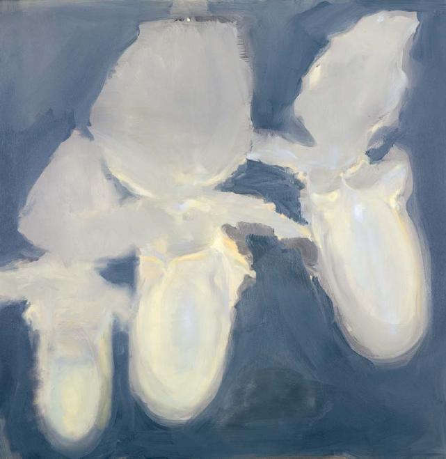 Dalibor Smutn�: Orchidea; 2008; olej, pl�tno; 140x140 cm