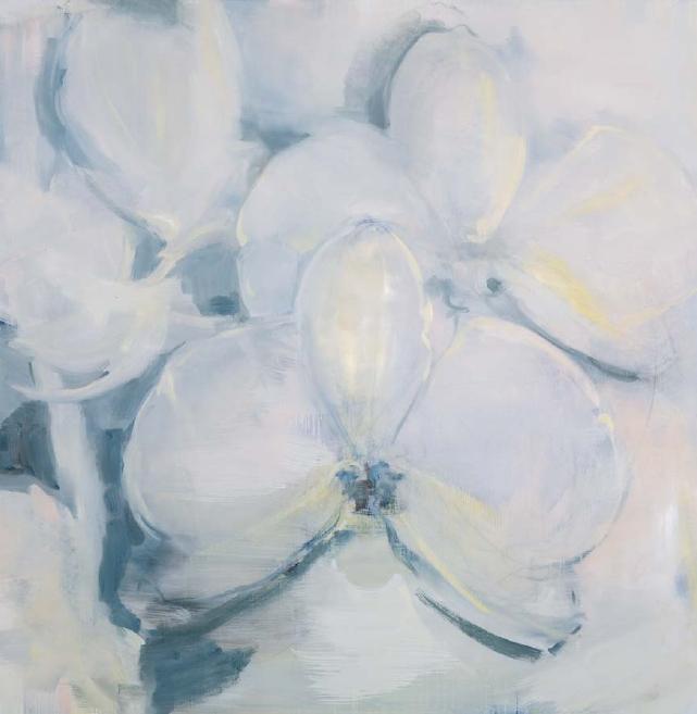 Dalibor Smutn�: Orchid; 2008; oil, canvas; 140x140 cm