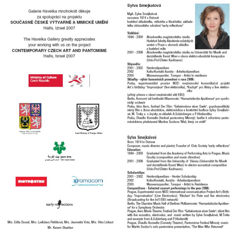Leaflet - Sylva Smejkalov�