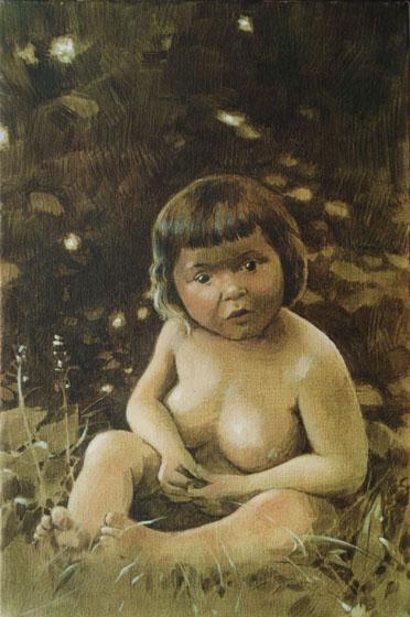 From the Wings Cycle: A Little Girl